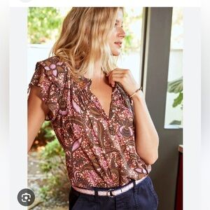 Xirena Sumer Blouse in Earth Batik